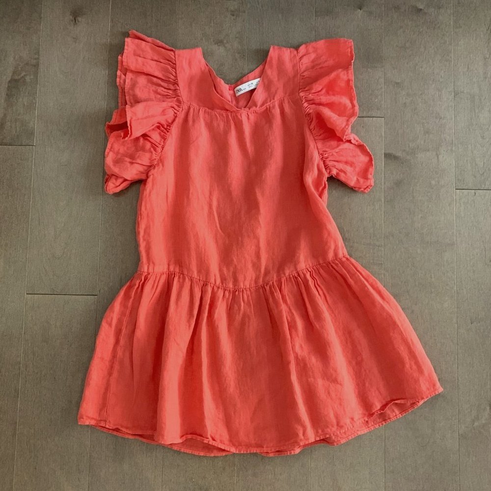 Zara Girls Linen Dress